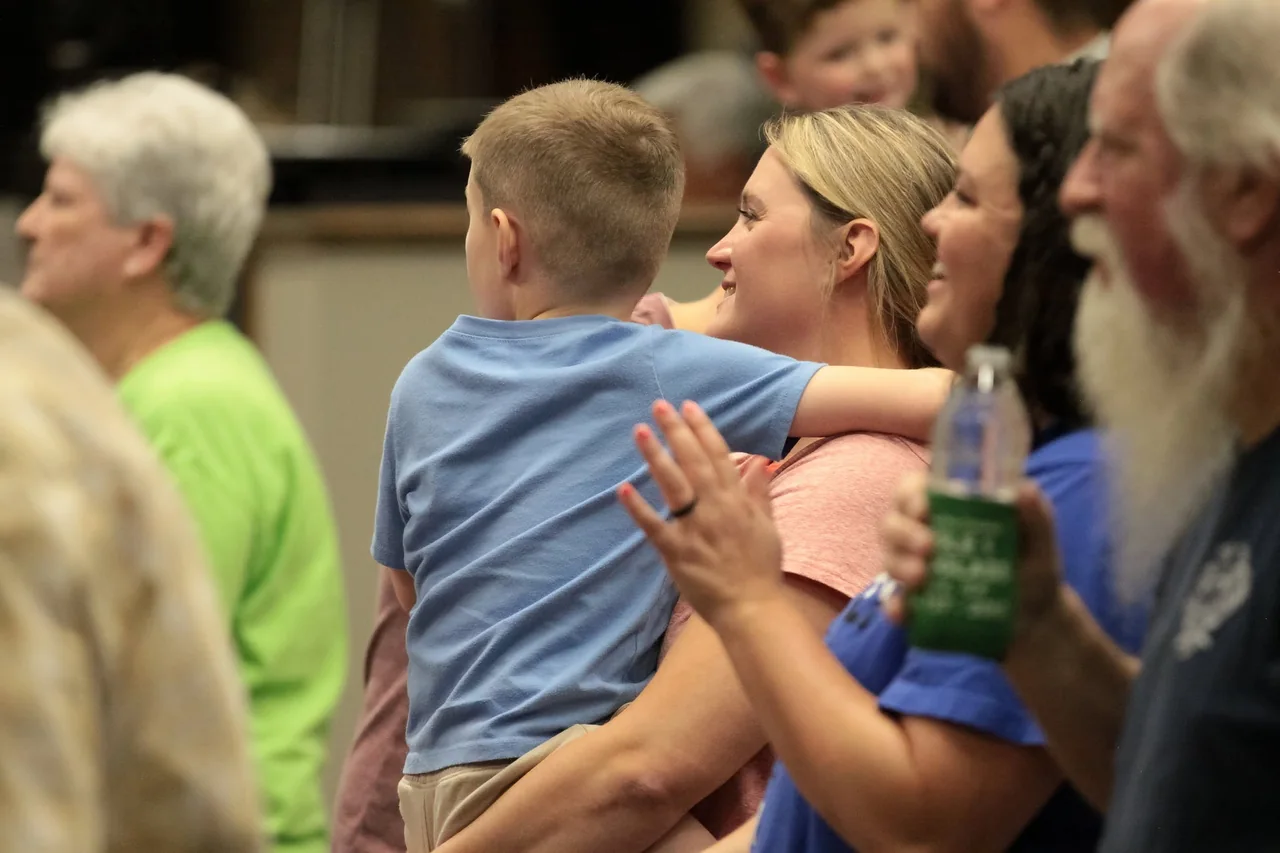 A multigenerational gathering at Brookwood Baptist Church